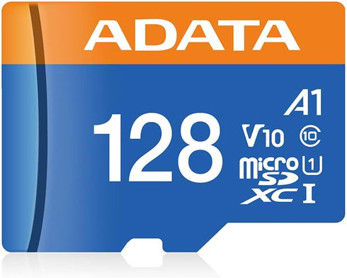 ADATA 128GB 10 V10 A1 100 (AUSDX128GUICL10A1-RA1) Premier MicroSDHC/SDXC UHS-I Class Memory Card with Adapter Read up