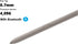S24 Ultra S Pen with Bluetooth, Replacement for Galaxy S24 Ultra 5G, 4096 Pressure Sensor, Light Gray
