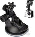 2 Pack Dash Cam Suction Cup Mount with 1/4 Screw Thread for Car Dashcam, GPS, Action Camcorder