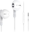 Wired Earbuds with Microphone - HiFi Stereo, Powerful Bass and Crystal Clear Audio, Compatible with iPhone, Android