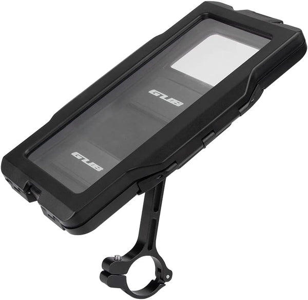 GUB Plus 16 Waterproof Phone Holder, Full Sealed Touch Screen Bike Mount Case for Cellphone GPS (Black)