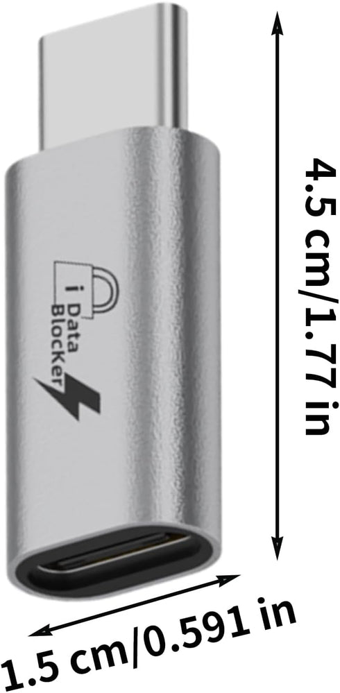 Generic USB Adapter Compact Protective Connector Preventing Data Theft During Charging, Reliable Portable Security Tool