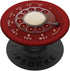 Red Rotary Phone Dial Retro Mid Century Vintage Dial PopSockets Standard PopGrip