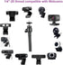 AceTaken 101 101 100/Brio 301 300/Brio 501 500/Brio 4K/C270/C310 Brio Webcam Stand, Magnetic Webcam Clamp Mount Holder