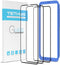 TETHYS Glass Screen Protector for iPhone 11 Pro/Xs, Edge to Edge Coverage, Pack of 3