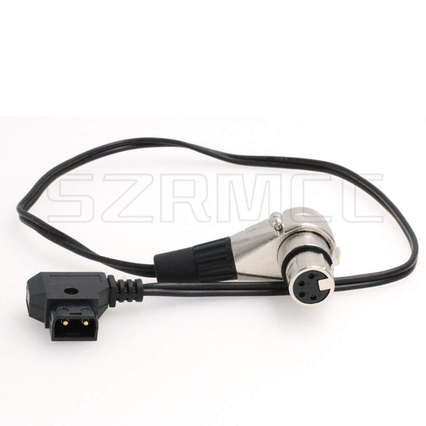 SZRMCC D-tap to XLR 4 Pin Female Power Cable for DSLR Camcorder LED