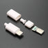 20Set USB 3.1 Type C Male Connector 24 Pin, 10Set Black + 10Set White, Welding Data Line Interface