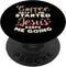 Coffee Started Jesus Going God - Religious Christian Gift PopSockets Standard PopGrip