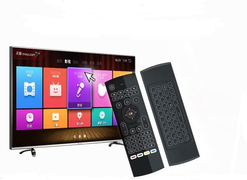 MX3 Pro Mini Keyboard - Backlight Fly Remote Mouse, Android TV Remote Control, Mini Wireless Keyboard