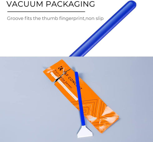 K&F Concept Full Frame Sensor Cleaning Kit, 16pcs Swabs, 20ml Cleaner & Gloves for Sony Nikon Canon Cameras