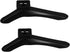 Mobestech 1pair Adjustable Tv Stand Base Legs Tabletop Pedestal Bracket for Various Monitor