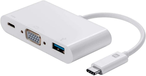 Monoprice USB-C to HDMI Adapter - Supports Up To 10Gbps Data Rate, USB 3.1 SuperSpeed, White - Select Series
