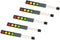 5Pcs 1x4 4 Key Membrane Switch MG192B, 4-key Array for Microcontroller Extended Keyboard, 5Pin Dupont DIY