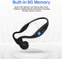 MP3 8G 5.3, Open Ear Headphones, Bone Conduction Headphones, Built-in Player Memory, Wireless Open Earphones Bluetooth