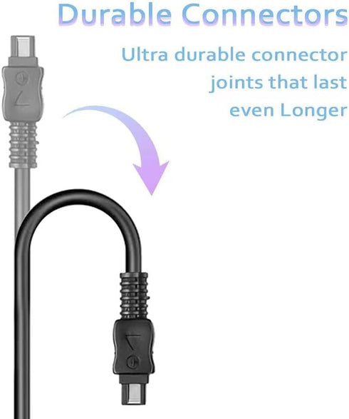 TKDY AC-L100 Charger for Sony Hi8 Handycam, USB Power Cord for DCR TRV128 TRV103 TRV130, Replace AC-L10A