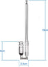 BINGFU 20-1300MHz 8 2-Pack Police Scanner Antenna Sections Telescopic BNC Male Antenna Compatible with Uniden Whistler