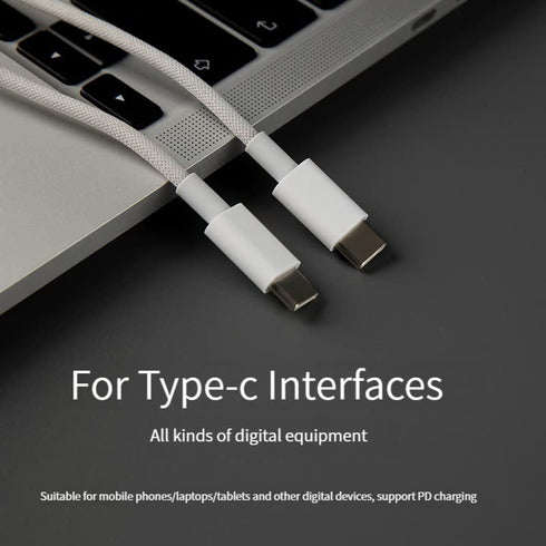 USB C to USB C Cable, Fast Charging Cord for Cell Phones/Tablets (3FT)