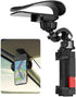 SOH Car Sun Visor Mount, Adjustable Long Arm Phone Holder for iPhone 15 Pro Max/14/13 Pro/Max/Mini/Samsung