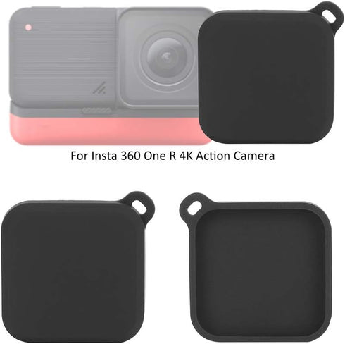 Lightweight Lens Protector Cover for Insta 360 One R 4K Action Camera (Black)