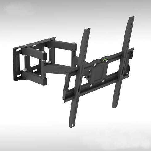 Generic 26-55 Inch Double Pendulum Large Base TV Stand Bearing 40Kg/Vesa400*400/Upper and Lower-10~10