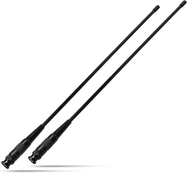 HYS UHF BNC GMRS Handheld Scanner Antenna, 462-467Mhz HT Antenna for 460-470Mhz ICOM