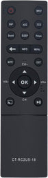 CT-RC2US-18 CTRC2US18 Replace Remote Control for Toshiba Smart LED TV HDTV Models 55L421U, 43L621U, 55L621U, 49L621U,