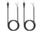 RCA to Bare Wire Speaker Cable | 10 FT Subwoofer HDTV Cable Male Plug Connector for Speakers Amplifier - 2 Pack