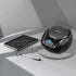LONPOO Portable Boombox, CD Player, Bluetooth, USB, MP3, AUX, FM Radio, Built-in Stereo Speakers, Carrying Handle, LCD