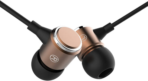 Long Cord Wired Earbuds for TV - Noise-Isolating Bass Earbuds Without Microphone, Extra Comfort, Corded Length.