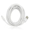 PDEEY Extension Cord Replacement for Ring, Wyze Cam, Dropcam, Eufy Camera, Micro USB Charging Cable 13 FT