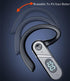 Wireless Bluetooth Headset Earpiece with Voice Control, Single Ear Earphones for Cell Phone, Computer, Laptop, Trucker