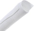 Self-Closing Split Braided Cable Organizer, Curly Cord Protector for Car & Computer Desk Audio Wire Covers, White