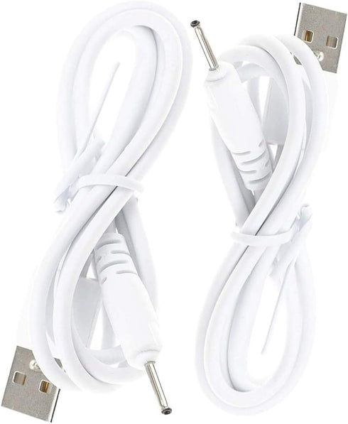 DC 2.0mm Jack Charger Port 100CM USB Charge Replacement Power Cable for Beats Solo HD505 Headphones