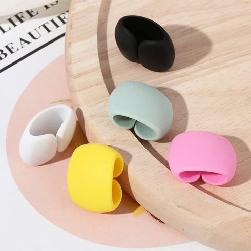 10Pcs Colorful Silicone Cable Winder, Portable Travel USB Charger Holder for Desk Organizer Clamp Wire Management