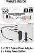 Night Owl Security Camera Power Adapter with 4-Way Power Splitter