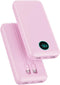 Pxwaxpy Portable Charger PowerBank 40,800mAh with Built-in Cables,25W PD Fast Charging +QC 4.0