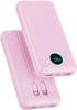 Pxwaxpy Portable Charger PowerBank 40,800mAh with Built-in Cables,25W PD Fast Charging +QC 4.0