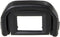 Foto&Tech 2 Pieces Replacement Rubber Eye Cup EF Compatible with Canon Rebel T7i
