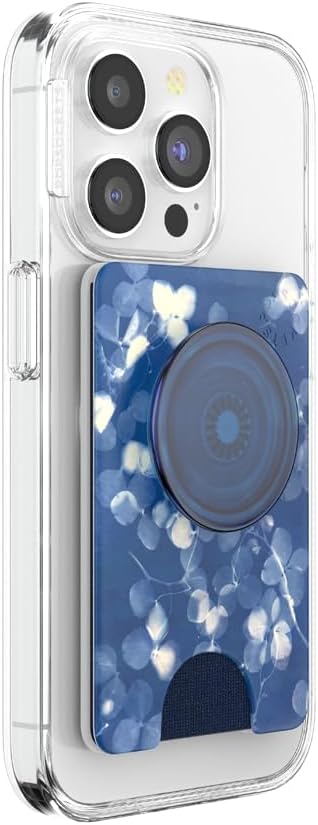Phantom Aspen PopSockets Phone Wallet with Expanding Grip, Card Holder, Wireless Charging Compatible