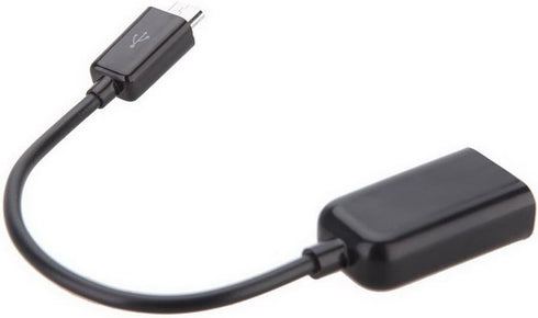 Micro USB to USB Female Adapter Cable for OTG Devices & Power Charging - Compatible with Various Models
