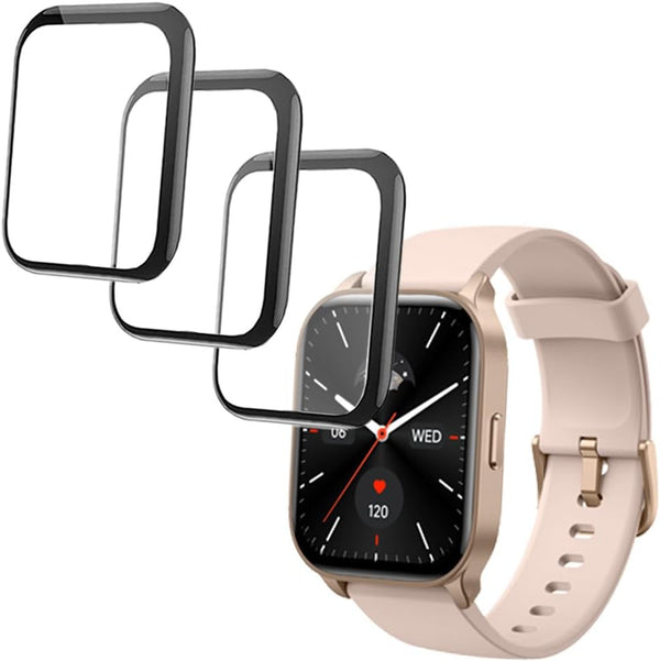 3D Screen Protector, 3-PACK for TOOBUR 2.01” IDW17 Smart Watch
