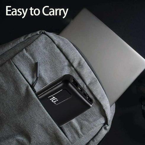 10000mAh Dual USB Portable Charger, 5V/2A Fast Charger with LED Display