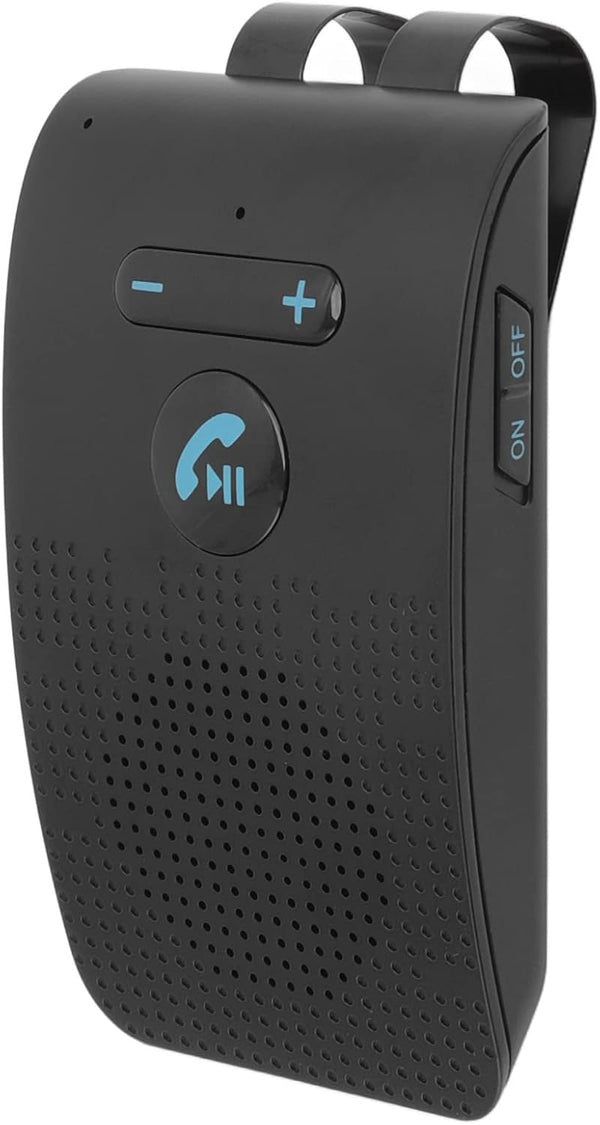 SP09 Handsfree Bluetooth Speaker for Cell Phone, Wireless Car Speakerphone with Visor Clip, 10 Hours Talk