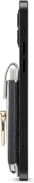 Phone Card Holder with Ring Grip for Back of Phone, Adhesive Stick-on Wallet Pocket for iPhone, Android and Smartphones