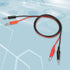 Banana Clip Test Multimeter Probe Cable, 30V 5A for Adjustable DC Regulated Power Test