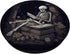 Librarian Skeleton Gothic Aesthetic PopSockets Standard PopGrip for Book Lovers
