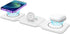 3 in 1 Magnetic Foldable Wireless Charger, Travel Charging Station for Multiple Apple Devices, Adapter Not Included