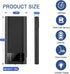 Virpilo 125 Hours Long Recording Time Voice Recorder, Portable Voice Recording Device with LCD Screen, Suit