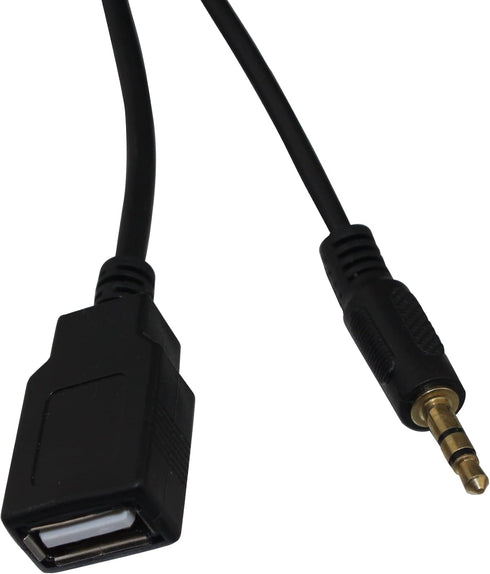 USB Aux Interface Adapter Charge Cable for Honda Accord, CRV, Pilot, Odyssey, Civic, and More
