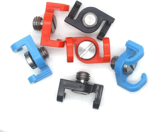 Wire Clip with 3/8 Screw for ARRI RED Camera Power Cable Clamp, Fixed Camera Cable (Red)